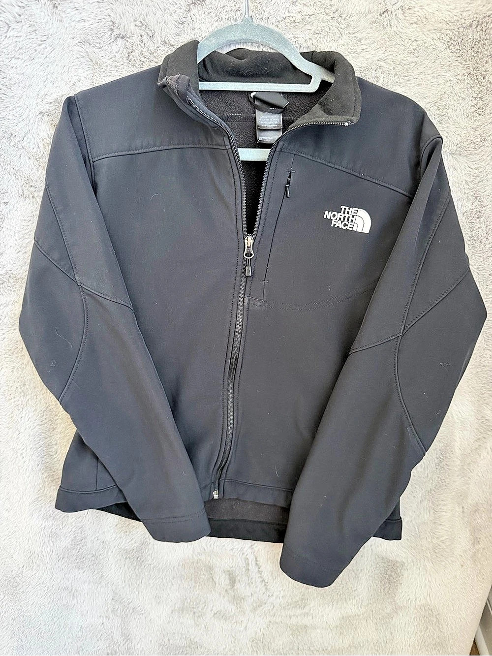 The North Face Apex Bionic Jacket Women's Black Soft Shell Size Medium